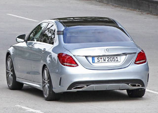 مرسيدس سي كلاس الجديدة ستكشف على الانترنت يوم 16 ديسمبر Mercedes C-Class