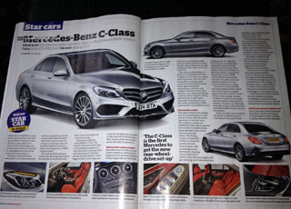 “بالصور” تسريبات جديدة لمرسيدس بنز سي 2015 قبل الإعلان الرسمي عنها بساعات