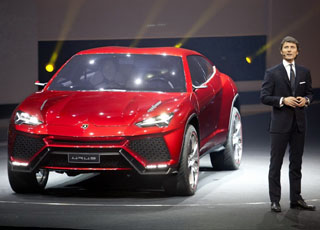 لامبورجيني تقول انها ستقدم أوروس اس يو في في عام 2017 بشكل جديد Lamborghini SUV