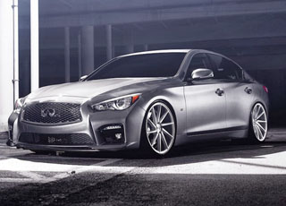 “بالصور” تعديل على انفينيتي كيو Q50 من “فوسين” مع جنوط جديدة Infiniti Q50