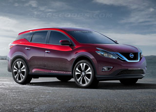 نيسان مورانو 2015 سي يو في الجديدة بتصميم مختلف كلياً Nissan Murano 2015