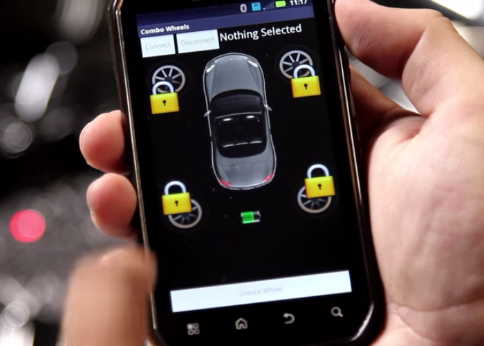 “بالفيديو” جهاز جديد للإطارات يتحكم بإقفالها وحمايتها من السرقة من خلال جوالك!