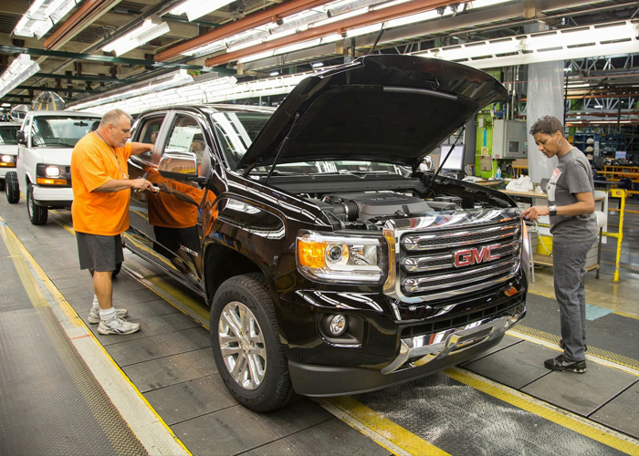 جنرال موترز تضيف الخط الثالث للإنتاج في مصنع انتاج شيفي بولايتي كولورادو وGMC كانيون