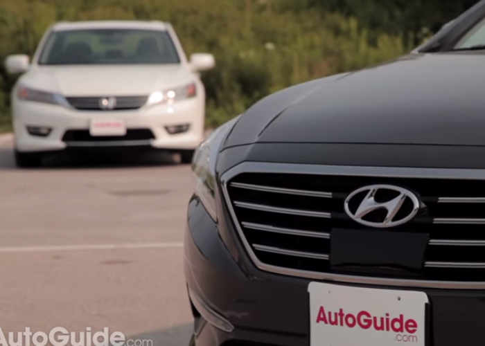 “فيديو” هوندا اكورد 2015 ضد هيونداي سوناتا 2015 “مقارنة ومواصفات وتجربة”