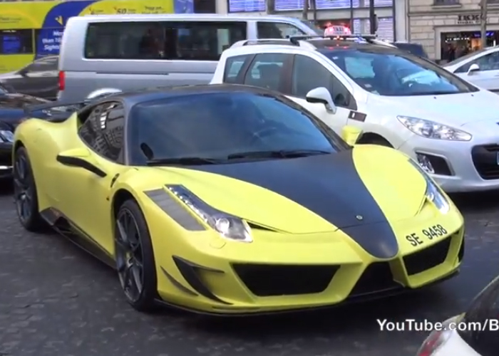 “فيديو” بعد سداسية ارسنال ايتو يستمتع بنسخة فريدة من فيراري 458 في شوارع باريس