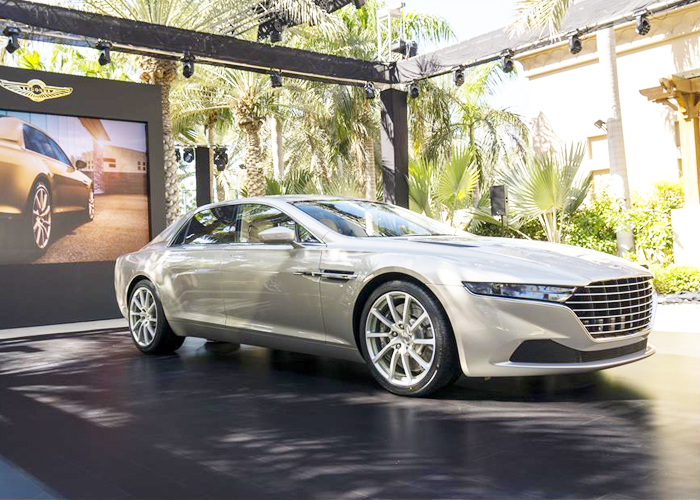 “بالصور” استون مارتن لاجوندا 2015 تكشف عن نفسها اليوم في دبي Aston Martin Lagonda