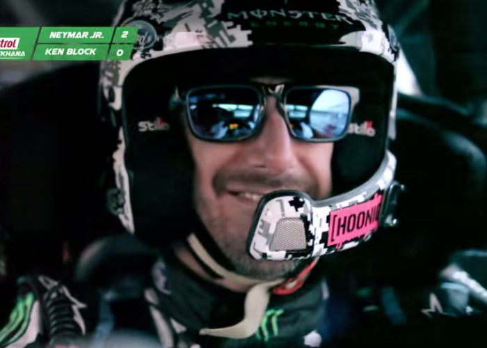 “فيديو” شاهد تحدي مثير يجمع ملك الدرفت كين بلوك ولاعب برشلونة نيمار