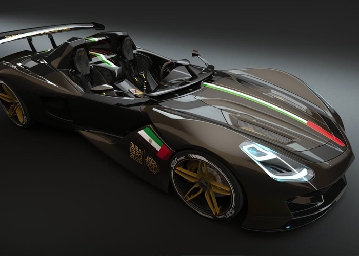 “بالصور” سيارة اماراتية جديدة الصنع ستنافس أشهر سيارات السباق + المواصفات