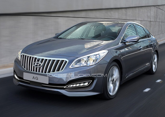 “بالصور” هيونداي AG 2015 الجديد بتصميم في مستوي ما بين ازيرا وجينسيس Hyundai