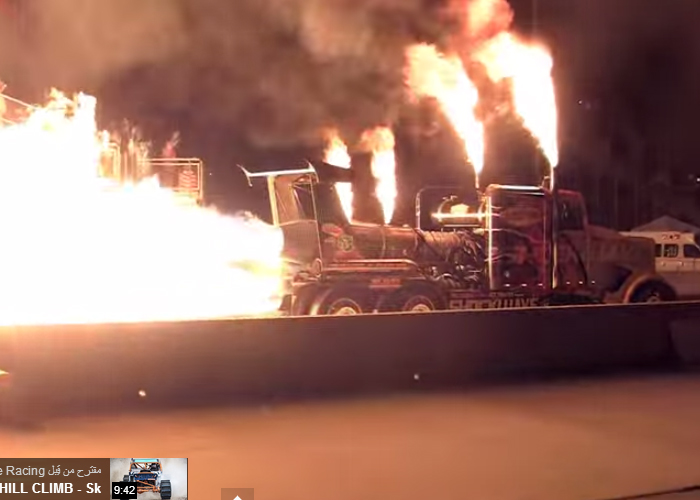 “فيديو” شاهد تحدي دراج ريس بقوة 60 الف حصان!